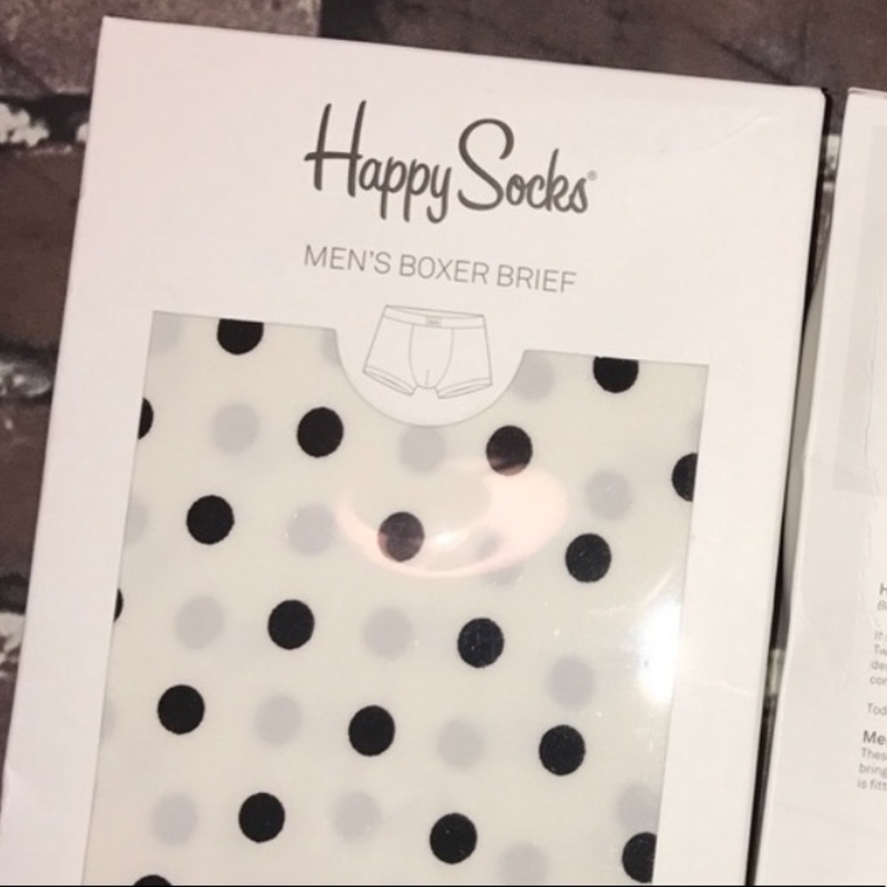 HAPPY SOCKS~Polkadot Men's Boxer Brief Underwear-L - Picture 5 of 6